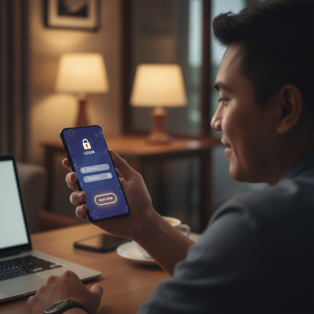 Illustration: District Light Login Guide – Access Your Account on Mobile and Desktop